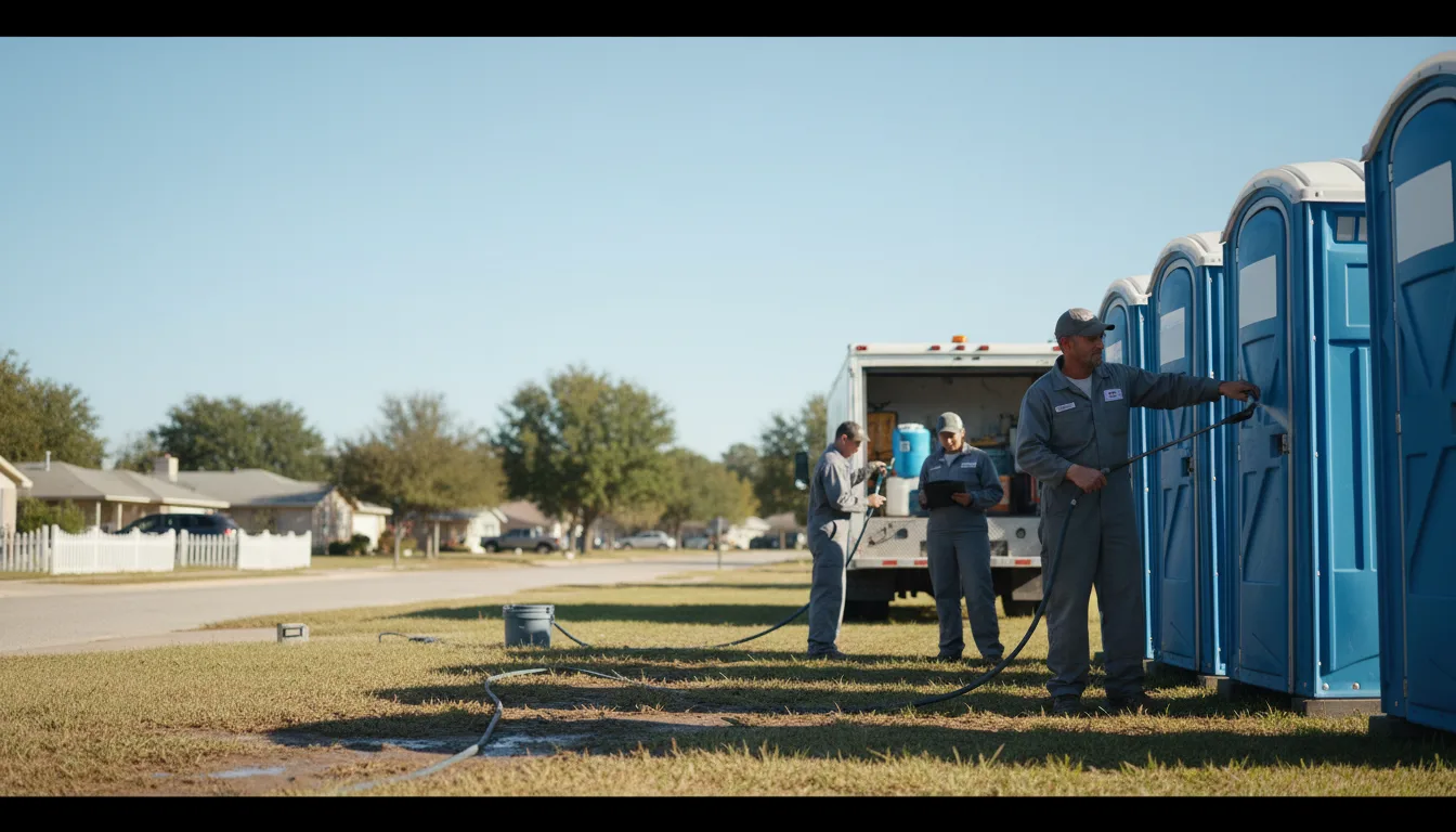 Long-Term Portable Toilet Rental in Opp, AL near me